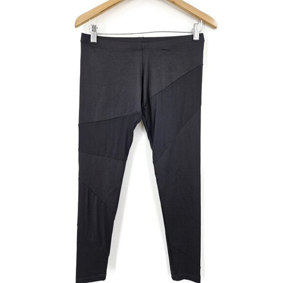 NWOT 6126 Lindsay Lohan Black Leggings Womens 3 Rayon Spandex Blend - Picture 2 of 5